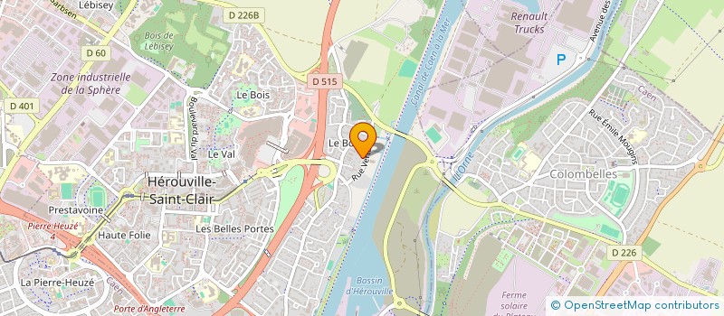 localisation de l'entreprise 100 PRISES 2 TETES à HEROUVILLE-SAINT-CLAIR