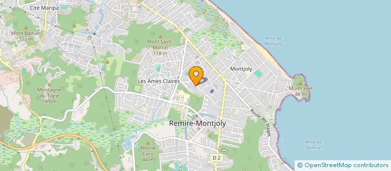 localisation de l'entreprise 100% PROD  REMIRE-MONTJOLY