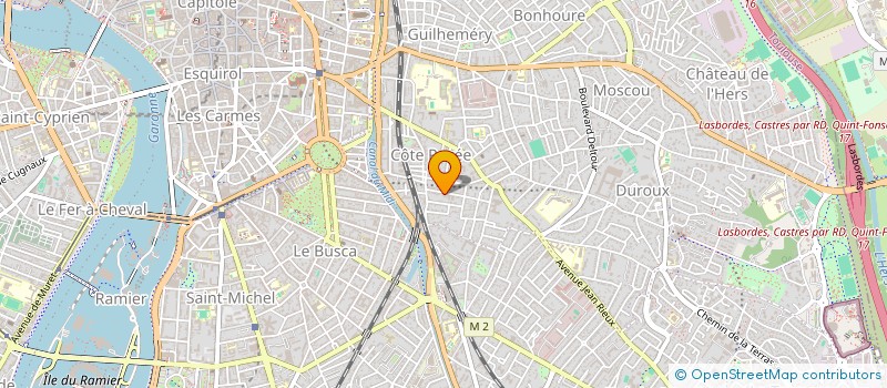 localisation de l'entreprise 100 QUAI JEMMAPES à TOULOUSE