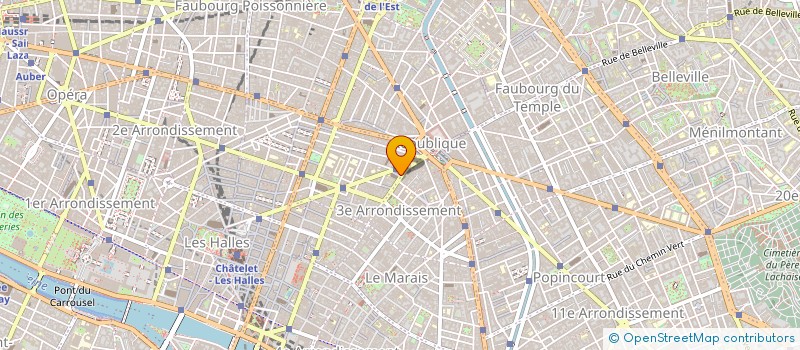 localisation de l'entreprise 100 QUESTIONS à PARIS