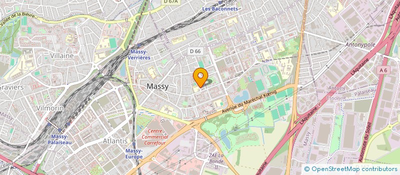 localisation de l'entreprise 100% RETAIL à MASSY