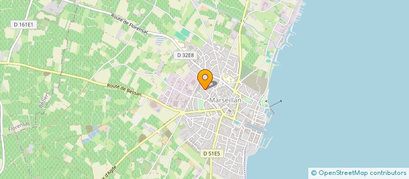 localisation de l'entreprise 100% RUGBY à MARSEILLAN