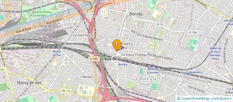 localisation de l'entreprise 100 SALENGRO  BONDY