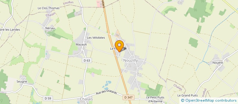 localisation de l'entreprise 100 SCRUPULES  CHALAIS