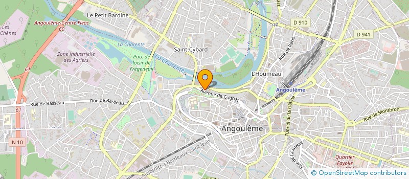 localisation de l'entreprise 100 TETES à ANGOULEME