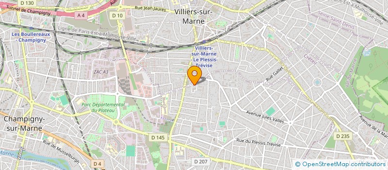 localisation de l'entreprise 100%TRANSPORT à CHAMPIGNY-SUR-MARNE