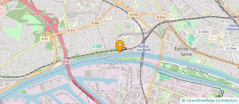 localisation de l'entreprise 100% VIP à EPINAY-SUR-SEINE
