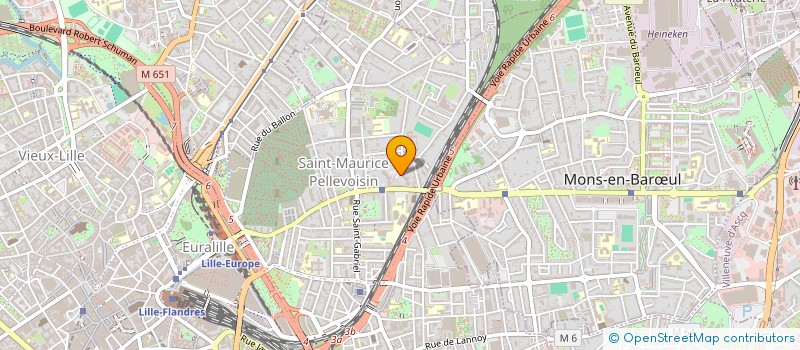 localisation de l'entreprise 100% VIVACITE à LILLE