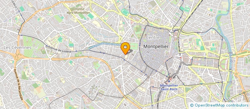 localisation de l'entreprise 100 VOIX à MONTPELLIER