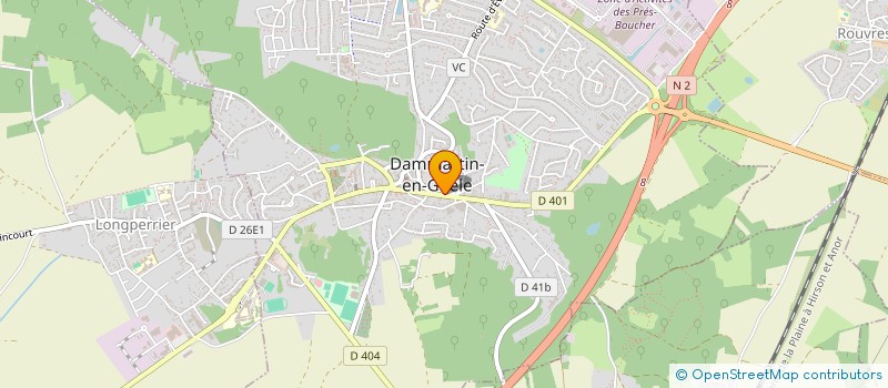 localisation de l'entreprise 1000 BORNES  DAMMARTIN-EN-GOELE