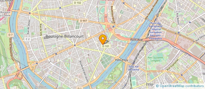 localisation de l'entreprise 1000 ET CO à BOULOGNE-BILLANCOURT