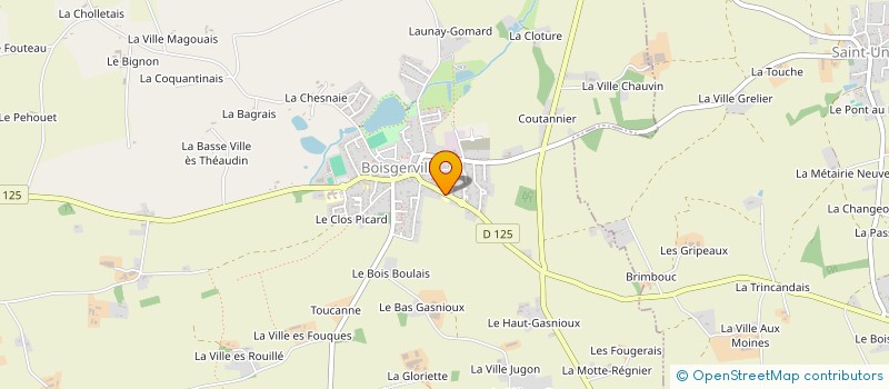 localisation de l'entreprise 1000 ET DEUX IDEES  BOISGERVILLY