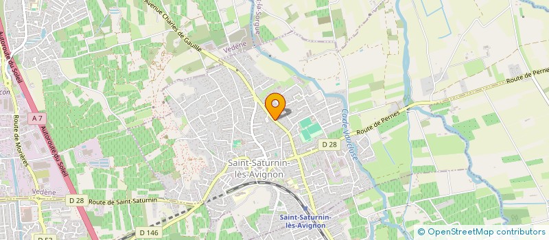 localisation de l'entreprise 1000 ET UNE BULLE  SAINT-SATURNIN-LES-AVIGNON