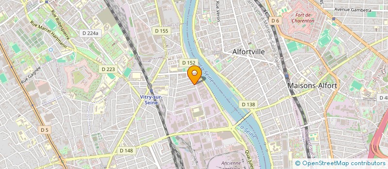 localisation de l'entreprise 1000 ET UNE CHOSES à VITRY-SUR-SEINE