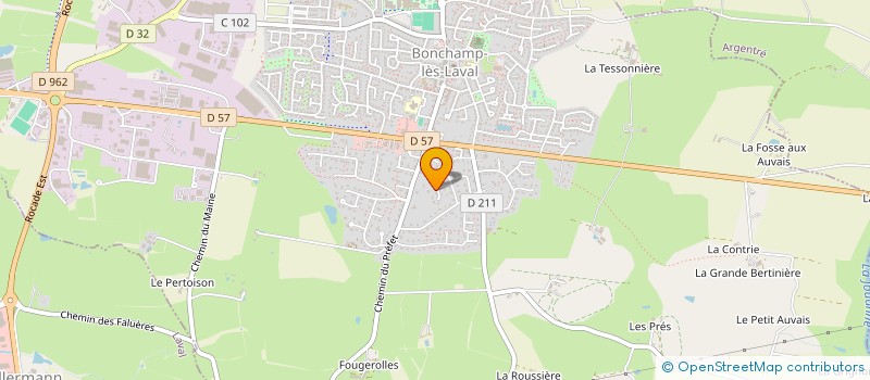localisation de l'entreprise 1000 ET UNE LAMPES à BONCHAMP-LES-LAVAL