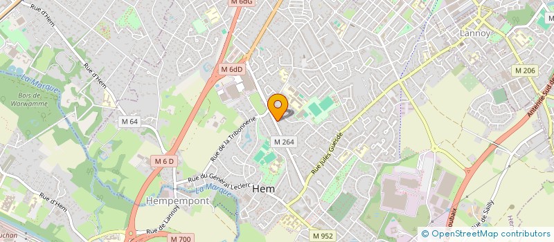 localisation de l'entreprise 1000 HABITATS.COM  HEM