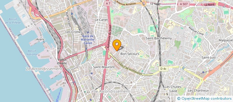 localisation de l'entreprise 1000 IMMO à MARSEILLE