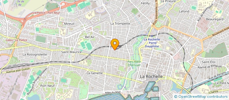 localisation de l'entreprise 1000 MANIERES DE POURRIR  LA ROCHELLE