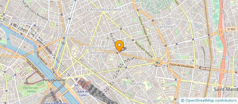 localisation de l'entreprise 1000 & UNE SAVEURS  PARIS