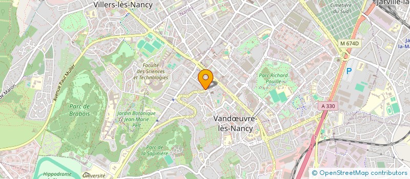 localisation de l'entreprise 1001 EPICES  VANDUVRE-LES-NANCY