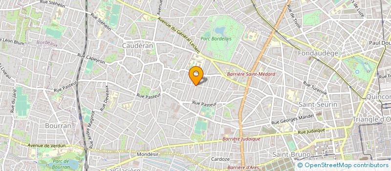 localisation de l'entreprise 1001 FENETRES à BORDEAUX