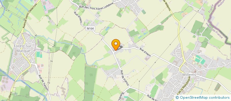 localisation de l'entreprise 1001 FEUILLES BY FELIX  WILLEMS