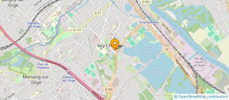 localisation de l'entreprise 1001 IDEES, LE PLAISIR DE PENSER à VIRY-CHATILLON