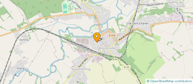 localisation de l'entreprise 1001 PAPATTES  BOUZONVILLE