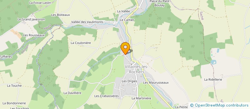 localisation de l'entreprise 1001 PATTES  VILLAINES-LES-ROCHERS