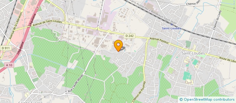 localisation de l'entreprise 1001 SPORTIFS  SAINT-LOUBES