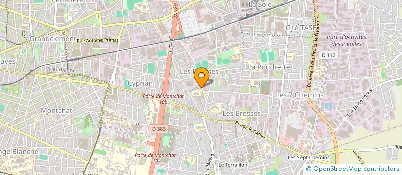 localisation de l'entreprise 1001DEMENAGEMENTS.COM  VILLEURBANNE