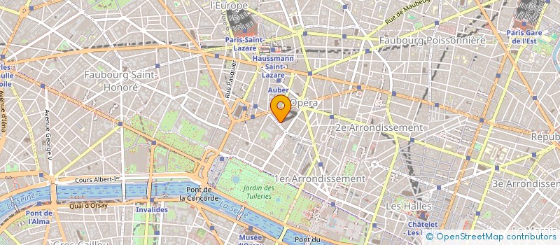 localisation de l'entreprise 1001EXPOS  PARIS