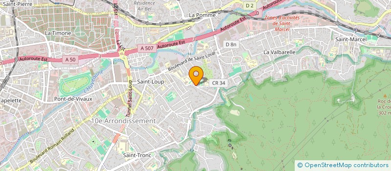 localisation de l'entreprise 1003CARS  MARSEILLE