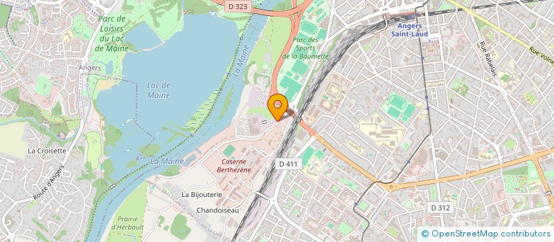 localisation de l'entreprise 1006 à ANGERS
