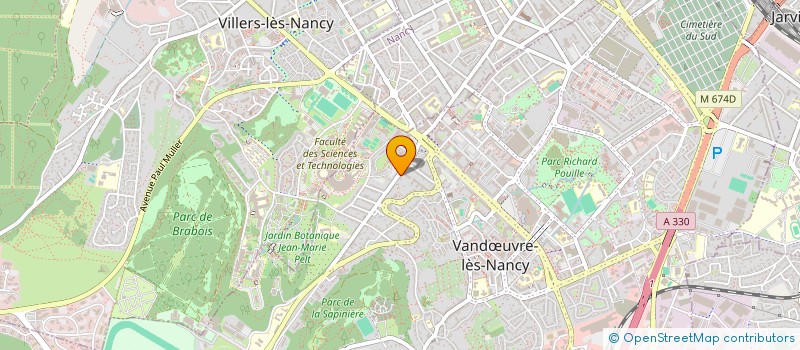 localisation de l'entreprise 1007 MKD  VANDUVRE-LES-NANCY