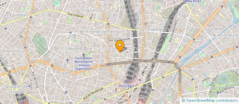 localisation de l'entreprise 100MURS  PARIS
