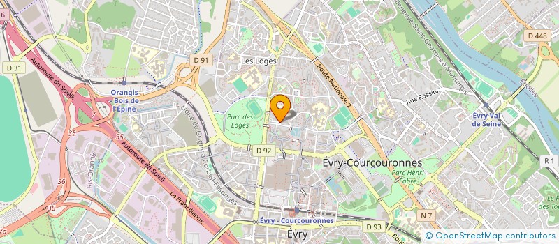 localisation de l'entreprise 101 CONSEILS  EVRY-COURCOURONNES