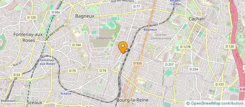 localisation de l'entreprise 101 GPX à BOURG-LA-REINE