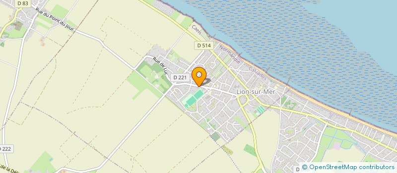 localisation de l'entreprise 102-103 à LION-SUR-MER