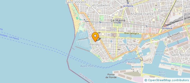 localisation de l'entreprise 102 CLEMENCEAU  LE HAVRE