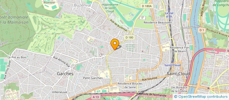 localisation de l'entreprise 102 GRAINS  SAINT-CLOUD