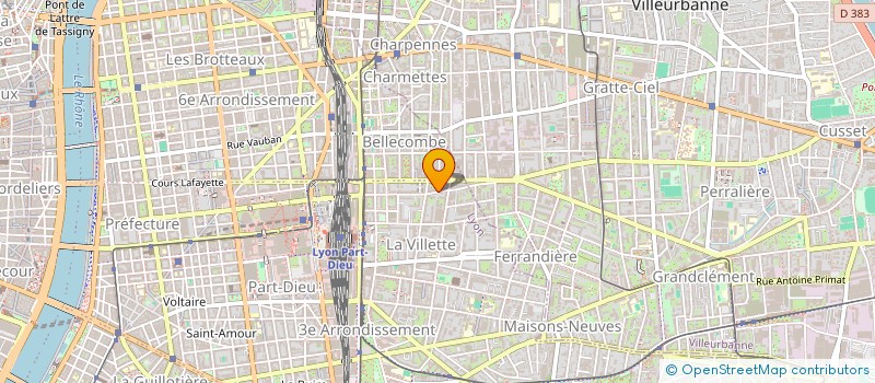 localisation de l'entreprise 102 LACASSAGNE  LYON