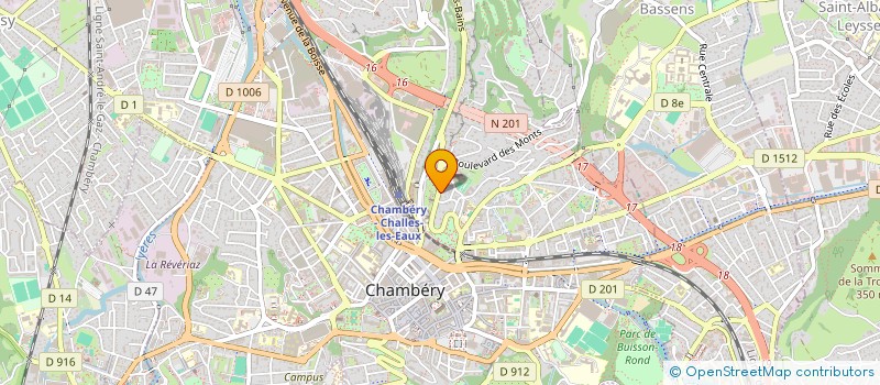 localisation de l'entreprise 1024  CHAMBERY