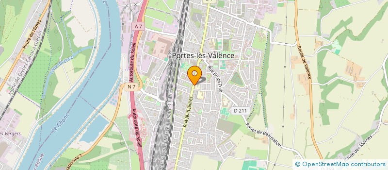 localisation de l'entreprise 103  PORTES-LES-VALENCE