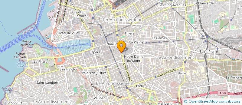 localisation de l'entreprise 104 RUE D AUBAGNE  MARSEILLE