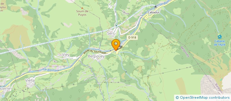 localisation de l'entreprise 1040 TOURMALET  BETPOUEY