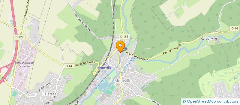 localisation de l'entreprise 104A INVEST  MONTVILLE