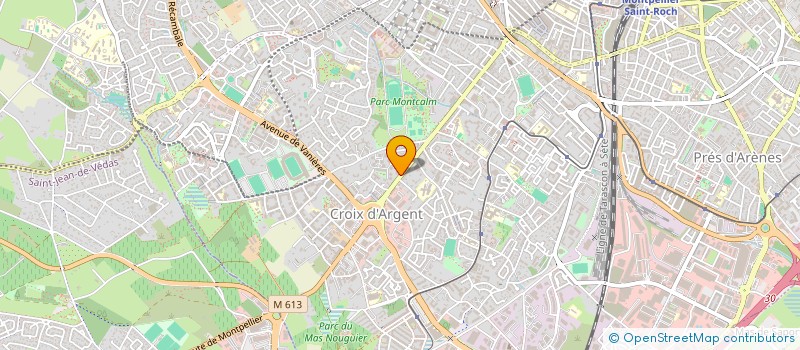 localisation de l'entreprise 105 AVENUE à MONTPELLIER