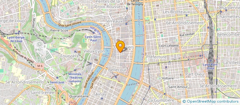 localisation de l'entreprise 105 BINEAU  LYON