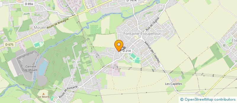 localisation de l'entreprise 1066 SPORTS ET JEUX NORMANDS  FONTAINE-ETOUPEFOUR